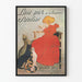 Vintage-Poster reines Milch der Vingeanne sterilisiert
