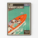 Vintage-Poster vom Lac Winnipesaukee und der Boston & Maine Eisenbahn