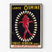 Vintage-Poster Lampe Osmine – Retro-Leuchtende Wanddekoration