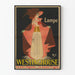 Vintage-Poster Lampe Westinghouse Stil Art déco