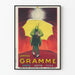 Vintage-Poster Lampes Gramme - Leuchtende Wanddekoration im Art-déco-Stil