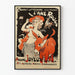 Vintage-Poster Kabarett Literarisch L'Âne Rouge