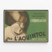 Vintage-Poster L’Aquintol Behandlung Keuchhusten Petit Mialhe — gerahmtes Bild an der Wand