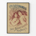 Vintage-Poster Las Hermanas Martínez Wanddekoration