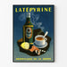 Vintage-Poster La Tépyrine Prophylaxe gegen die Grippe