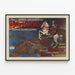 Vintage-Poster Le Billard Georges – Retro- und originelle Wanddekoration — gerahmtes Bild an der Wand