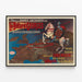 Vintage-Poster Le Billard Georges Triomphe Universell — gerahmtes Bild an der Wand