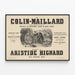 Vintage-Poster Le Colin-Maillard Operettenkomödie von Aristide Hignard — gerahmtes Bild an der Wand