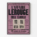 Vintage-Poster L'Affaire Le Rouge von Émile Gaboriau