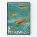 Vintage-Poster Le Frénasma Fische Dekoratives