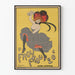 Vintage-Poster Le Frou-Frou Künstlerische Wanddekoration