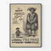 Vintage-Poster Le Général Tom Pouce im Vaudeville-Theater