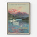 Vintage-Poster vom Annecy-See – Paris-Lyon-Méditerranée