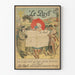 Vintage-Poster Le Pays Zeitung und illustrierte Persönlichkeiten
