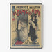 Vintage-Poster La Dame en Noir 1893 – Retro-Wanddekoration