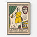 Plakat Theater Der König David 1921 - Vintage Wanddekoration