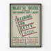 Vintage-Poster vom Majestic-Theater – Anlehnen an Letty