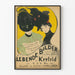 Vintage-Poster Lebende Bilder Krefeld 1899 Wanddekoration