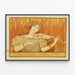 Jugendstil-Poster - Geigenunterricht von Paul Berthon — gerahmtes Bild an der Wand