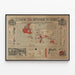 Vintage-Poster - Das Britische Empire im Krieg, 1916 — gerahmtes Bild an der Wand