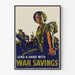 Vintage-Militärposter zur Unterstützung der Kriegswirtschaft