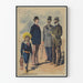 Retro-Mode-Poster für Männer und Kinder – Vintage-Wanddekoration