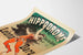 Vintage-Poster Hippodrom Léona Dare für Wanddekoration