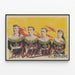 Vintage-Poster Les Albertini de l'Horloge — gerahmtes Bild an der Wand