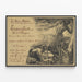 Vintage-Poster Ausstellung José Villegas Prado-Museum — gerahmtes Bild an der Wand