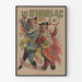 Vintage-Poster Les D'Horlac Duettisten in bunten Kostümen