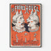 Vintage-Poster Les Frères Houel Exzentrische Clowns