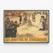Vintage-Poster Die Märtyrer von Straßburg - Historische Wanddekoration — gerahmtes Bild an der Wand