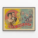 Vintage-Poster Les Masse Duettistes Fantaisistes zur Wanddekoration — gerahmtes Bild an der Wand