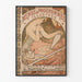 Vintage-Poster mit Menüs und illustrierten Programmen von Léon Maillard