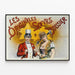Vintage-Poster Les Originales Soeurs Boissier — gerahmtes Bild an der Wand