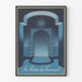 Vintage-Poster Les Portes du Sommeil – Blaue Wanddekoration