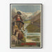 Vintage-Poster Les Pyrénées Cirque de Gavarnie Wanddekoration