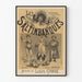 Vintage-Poster Les Saltimbanques Operette Louis Ganne