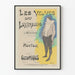 Vintage-Poster Les Veuves du Luxembourg - Künstlerische Wanddekoration