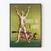 Vintage-Poster Freiheit gegen die Angst - Wanddekoration Artem Legrand