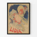 Vintage-Poster LIDIA - Jugendstil-Illustration für Wanddekoration