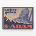 Vintage-Poster Liebesgaben S. Adam für Wanddekoration — gerahmtes Bild an der Wand