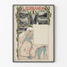 Vintage-Poster Lierbanen mit Karte und Panoramafotos
