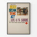 Vintage-Poster "Life is to Laugh" für Blutspende Rotes Kreuz