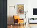 Altes Poster Lilla Zirkus Vintage Wanddekoration