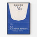 Minimalistischer blauer und weißer Poster für die Konferenz im Lincoln Center