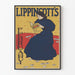 Vintage-Poster Lippincott's Februar - Retro-Wanddekoration