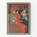 Vintage-Poster Lippincott's Januar für Wanddekoration