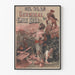 Vintage-Poster Germinal von Émile Zola - Wanddekoration Literatur