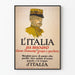 Italienisches Vintage-Poster über die militärische Ernährungspolitik